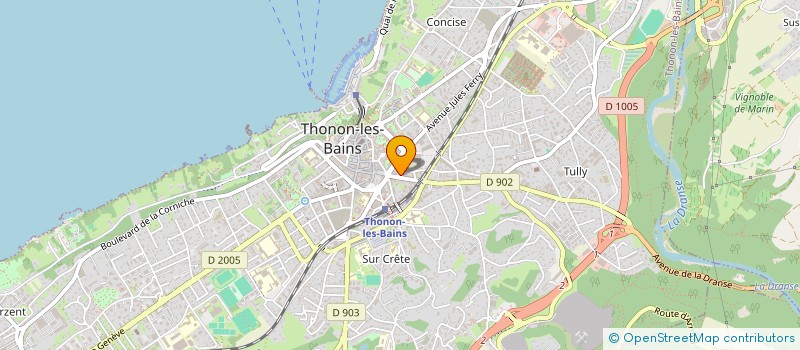 localisation de l'entreprise MADAME ROSE FUCH à THONON-LES-BAINS