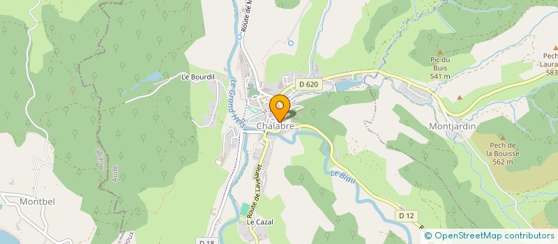 localisation de l'entreprise MADAME ROSE GAGNARD  CHALABRE