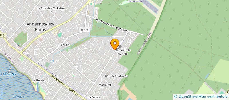 localisation de l'entreprise MADAME ROSE GARCON à ANDERNOS-LES-BAINS