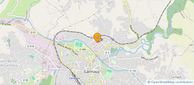 localisation de l'entreprise MADAME ROSE GIMENO  CARMAUX