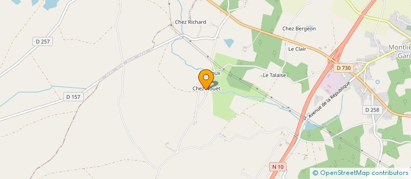 localisation de l'entreprise MADAME ROSE GRAVEREAU  MONTLIEU-LA-GARDE