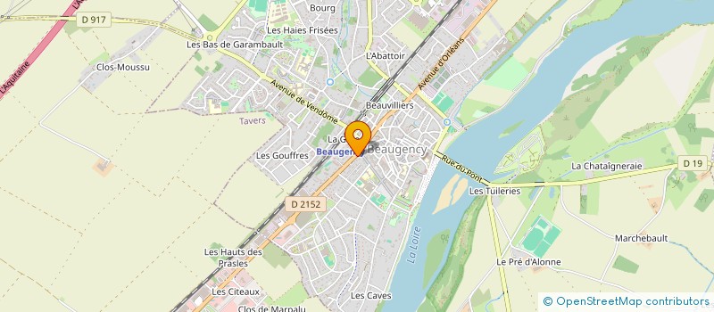localisation de l'entreprise MADAME ROSE GREARD  BEAUGENCY