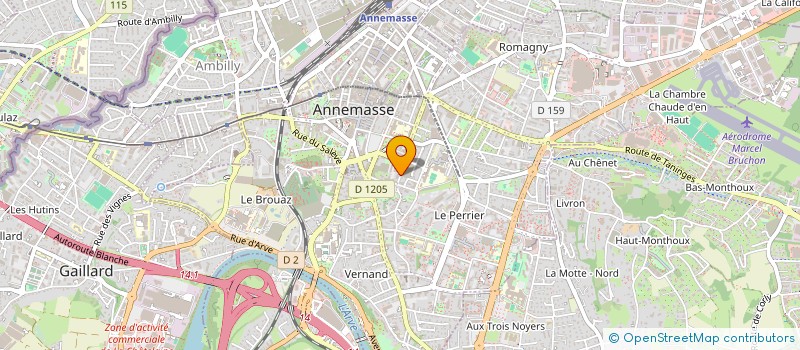 localisation de l'entreprise MADAME ROSE HABIMANA à ANNEMASSE