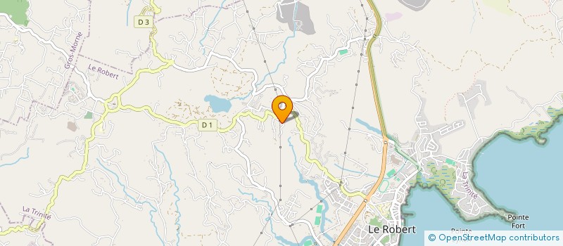 localisation de l'entreprise MADAME ROSE-HELENE PAVILLON  LE ROBERT