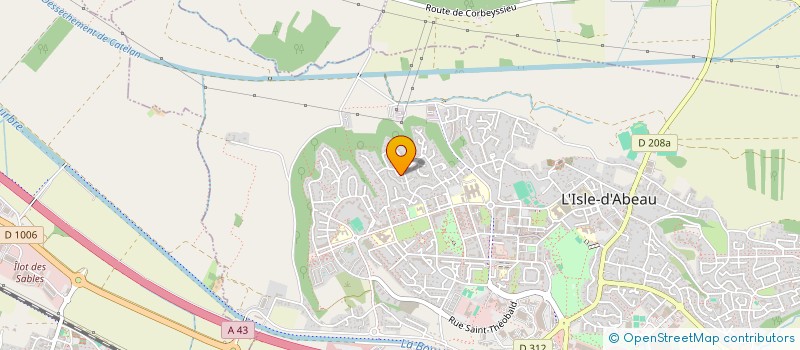 localisation de l'entreprise MADAME ROSE-HELENE ROCHUR  L'ISLE-D'ABEAU