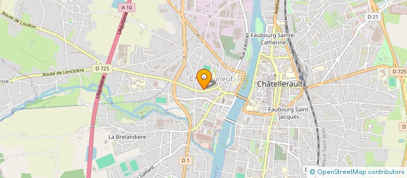 localisation de l'entreprise MADAME ROSE HELFRICH  CHATELLERAULT