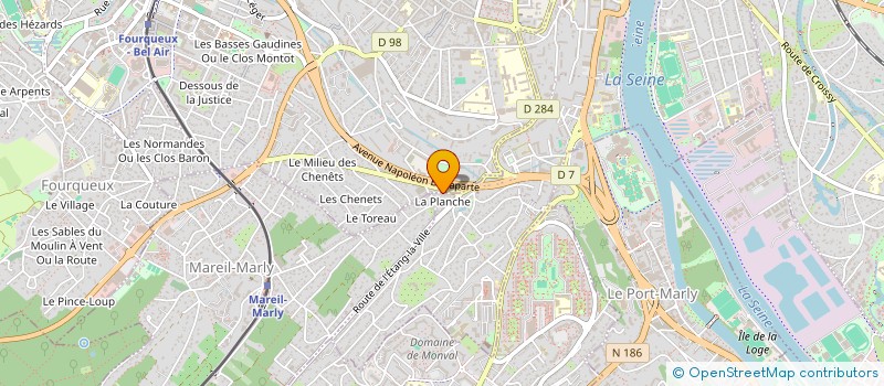 localisation de l'entreprise MADAME ROSE HENRY  LE PECQ