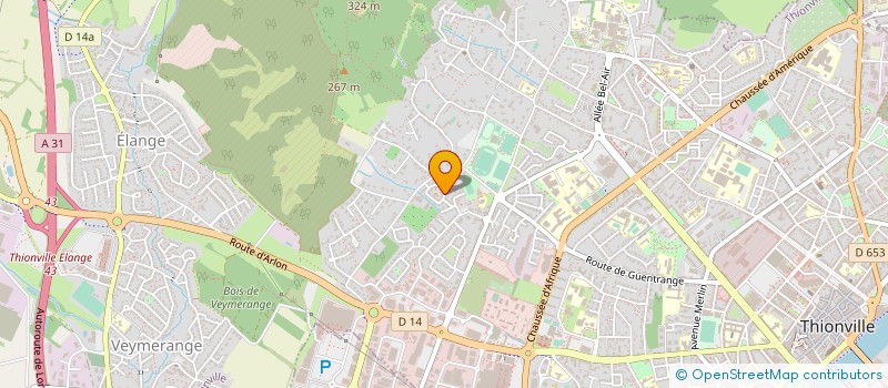 localisation de l'entreprise MADAME ROSE HORTE  THIONVILLE