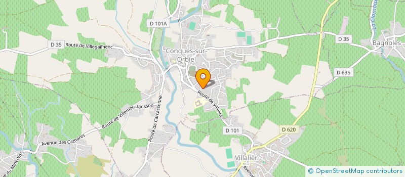 localisation de l'entreprise MADAME ROSE ICHER  CONQUES-SUR-ORBIEL