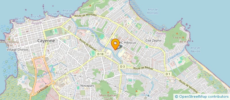 localisation de l'entreprise MADAME ROSE JOACHIM  CAYENNE