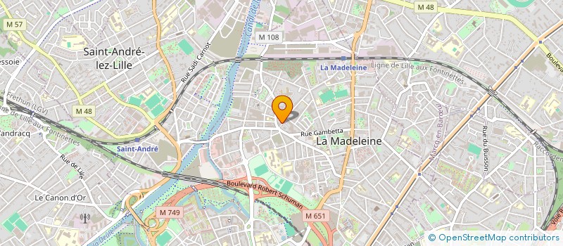 localisation de l'entreprise MADAME ROSE JOLIVALT à LA MADELEINE