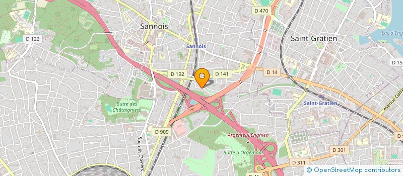 localisation de l'entreprise MADAME ROSE JOSEPH  SANNOIS