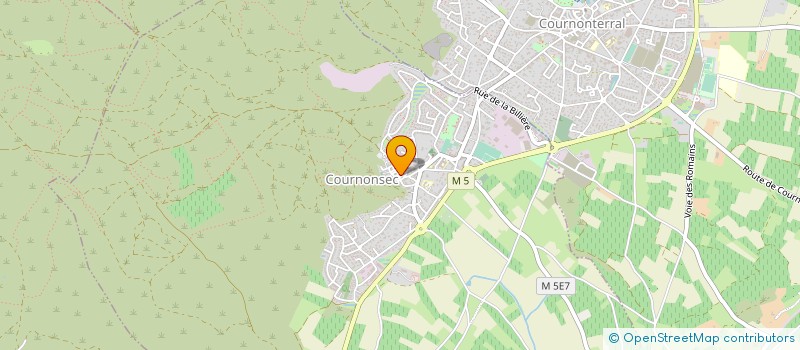 localisation de l'entreprise MADAME ROSE JUSTE à COURNONSEC