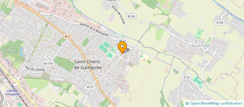 localisation de l'entreprise MADAME ROSE LABOSSIERE à SAINT-ORENS-DE-GAMEVILLE