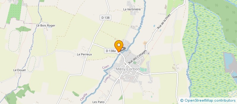 localisation de l'entreprise MADAME ROSE LEDU à MEZIDON VALLEE D'AUGE