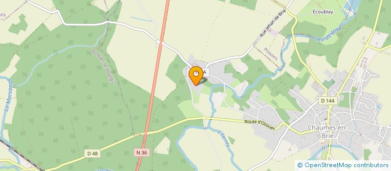 localisation de l'entreprise MADAME ROSE LEGRAIN  CHAUMES-EN-BRIE