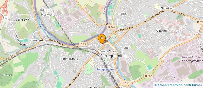 localisation de l'entreprise MADAME ROSE LEICHTNAM à SARREGUEMINES