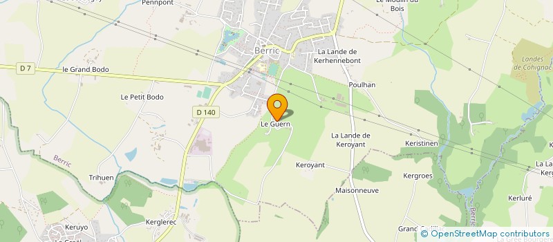 localisation de l'entreprise MADAME ROSE-LINE CAUDAL à VANNES