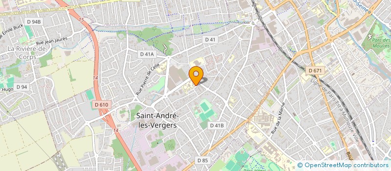 localisation de l'entreprise MADAME ROSE LIONNET-BUCK à SAINT-ANDRE-LES-VERGERS