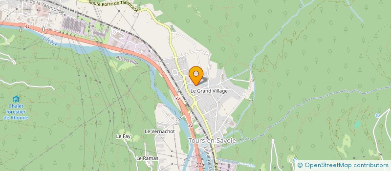 localisation de l'entreprise MADAME ROSE LOMBARDI  TOURS-EN-SAVOIE