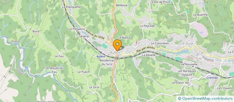 localisation de l'entreprise MADAME ROSE MACALUSO  AUBIN