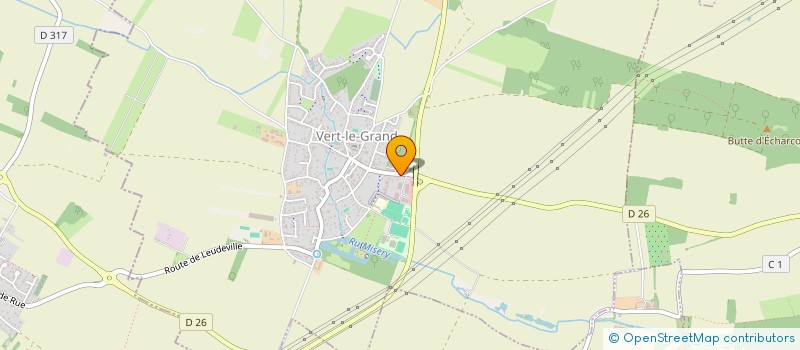 localisation de l'entreprise MADAME ROSE MAGNINI  VERT-LE-GRAND