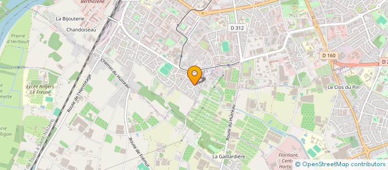 localisation de l'entreprise MADAME ROSE MARCHETTI à ANGERS