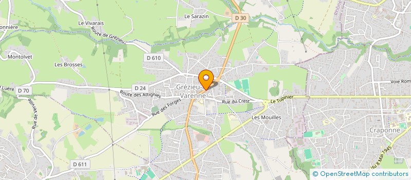 localisation de l'entreprise MADAME ROSE-MARIA GOUSSI  GREZIEU-LA-VARENNE