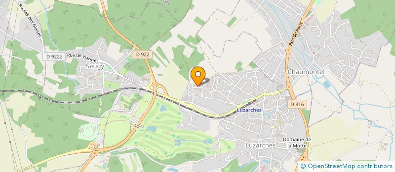 localisation de l'entreprise MADAME ROSE MARIE AGUIAR  LUZARCHES