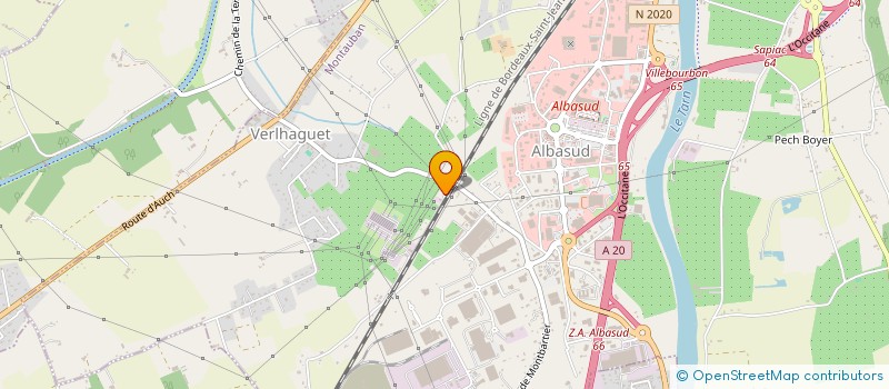 localisation de l'entreprise MADAME ROSE-MARIE AICHA  MONTAUBAN