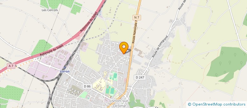 localisation de l'entreprise MADAME ROSE-MARIE ARNAUD  LIVRON-SUR-DROME