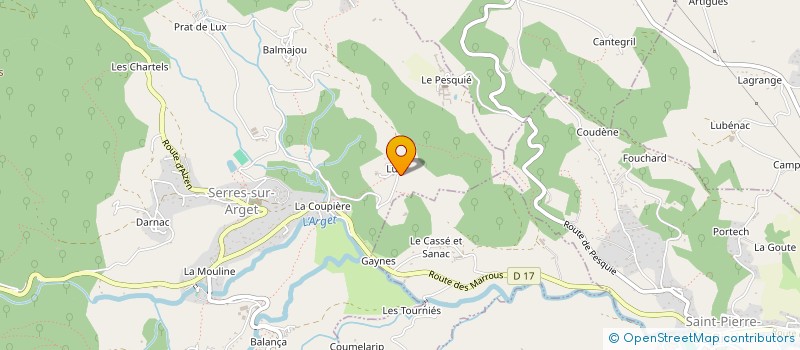 localisation de l'entreprise MADAME ROSE-MARIE BAQUE à SERRES-SUR-ARGET