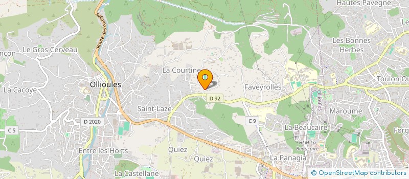 localisation de l'entreprise MADAME ROSE MARIE BARBARISI à OLLIOULES