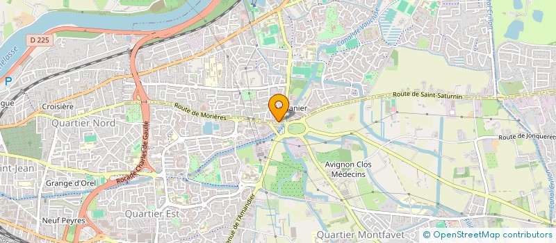 localisation de l'entreprise MADAME ROSE-MARIE BERNARD CANET  LE PONTET