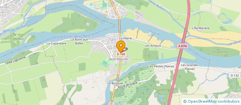 localisation de l'entreprise MADAME ROSE-MARIE BIRONNEAU à LES PONTS DE CE