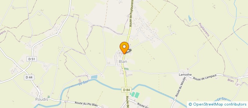 localisation de l'entreprise MADAME ROSE-MARIE BLANCHARD  BLAN