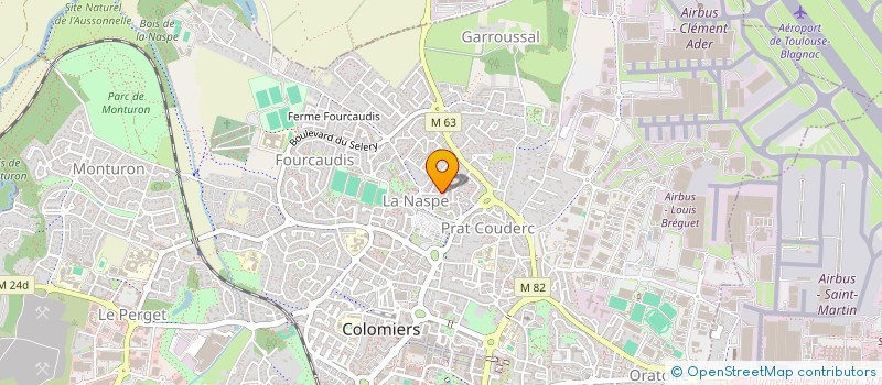 localisation de l'entreprise MADAME ROSE-MARIE COSTE à COLOMIERS