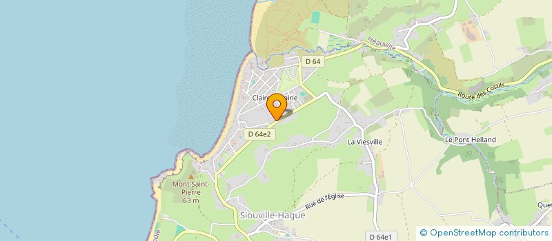 localisation de l'entreprise MADAME ROSE-MARIE DECARITE  SIOUVILLE-HAGUE