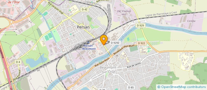 localisation de l'entreprise MADAME ROSE-MARIE DEJARDIN  PERSAN