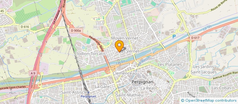 localisation de l'entreprise MADAME ROSE-MARIE DELFORGE à PERPIGNAN