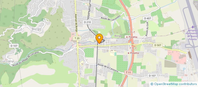 localisation de l'entreprise MADAME ROSE-MARIE GIACINTI  LUCCIANA