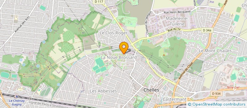 localisation de l'entreprise MADAME ROSE-MARIE HERVY  CHELLES