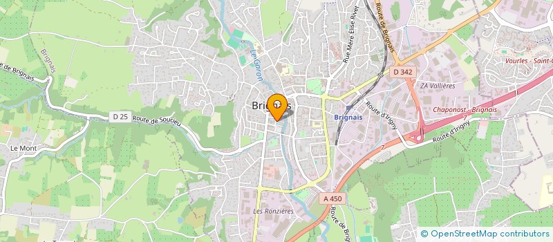 localisation de l'entreprise MADAME ROSE MARIE JULES ROSETTE à BRIGNAIS
