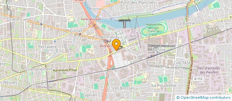 localisation de l'entreprise MADAME ROSE-MARIE KAING  VILLEURBANNE