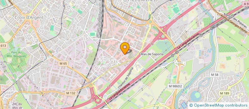 localisation de l'entreprise MADAME ROSE-MARIE LE ROY à MONTPELLIER