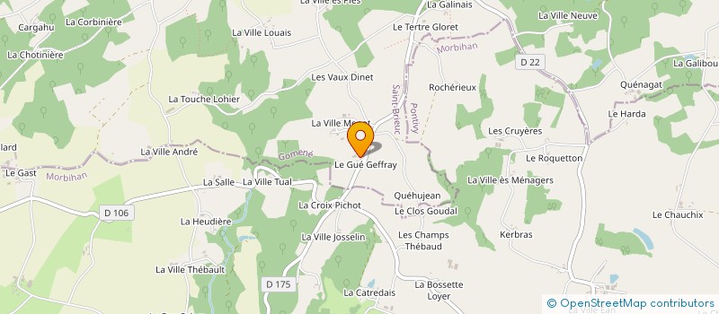 localisation de l'entreprise MADAME ROSE-MARIE LULBIN  GOMENE