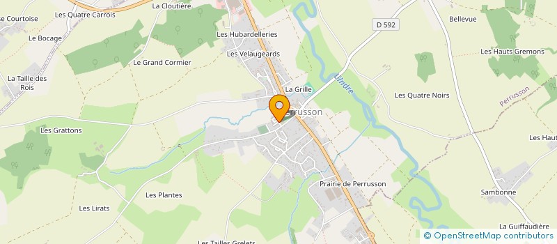 localisation de l'entreprise MADAME ROSE-MARIE MIQUEAU  PERRUSSON