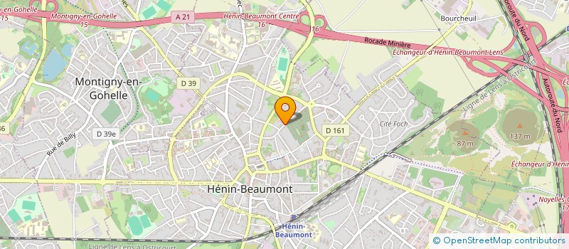 localisation de l'entreprise MADAME ROSE-MARIE MORELLE à HENIN-BEAUMONT