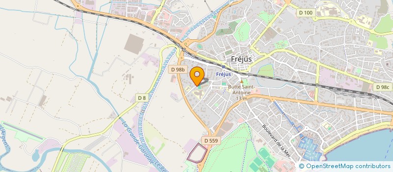 localisation de l'entreprise MADAME ROSE-MARIE OLIVIER  ROQUEBRUNE-SUR-ARGENS