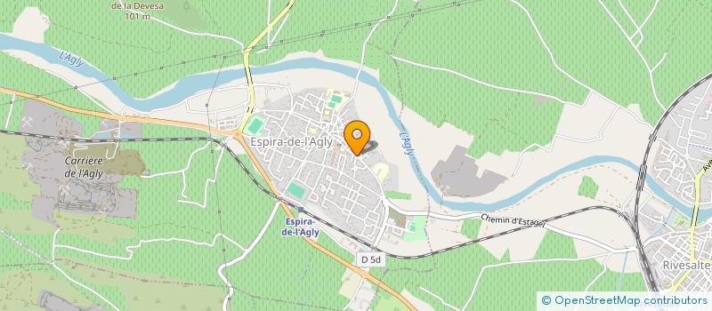 localisation de l'entreprise MADAME ROSE MARIE PIMENTEL  ILLE-SUR-TET